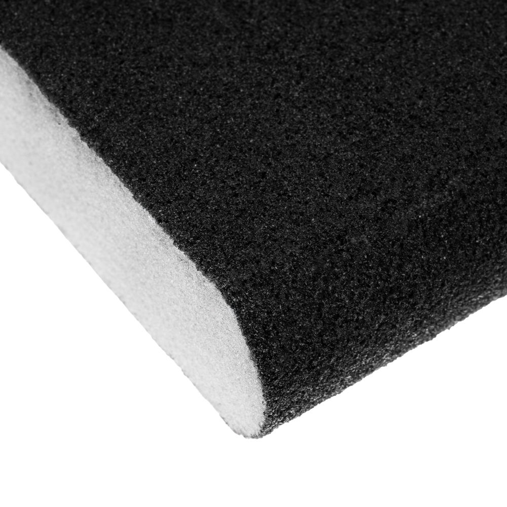 Губка для шлифования, 100 х 70 х 25 мм, овал, Средняя жесткость, P 100 Сибртех (757387)