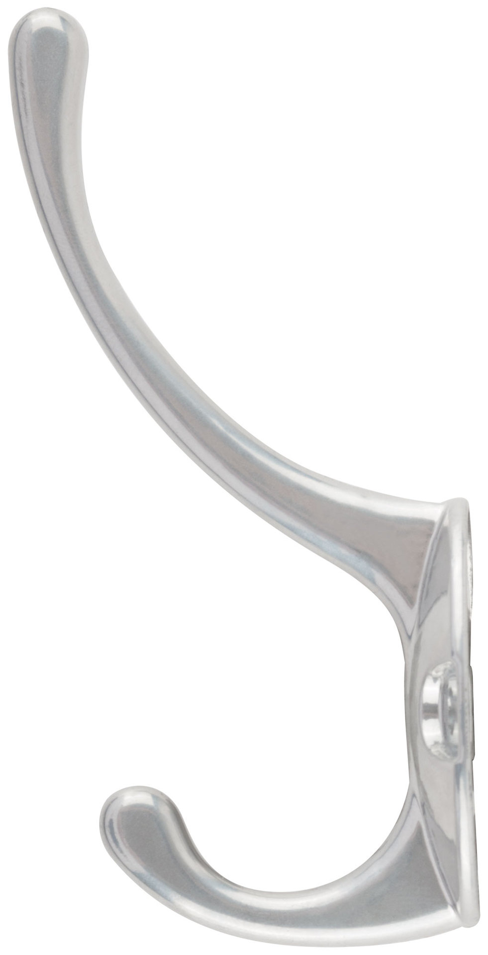 Крючок-вешалка двойной, хром (66871)