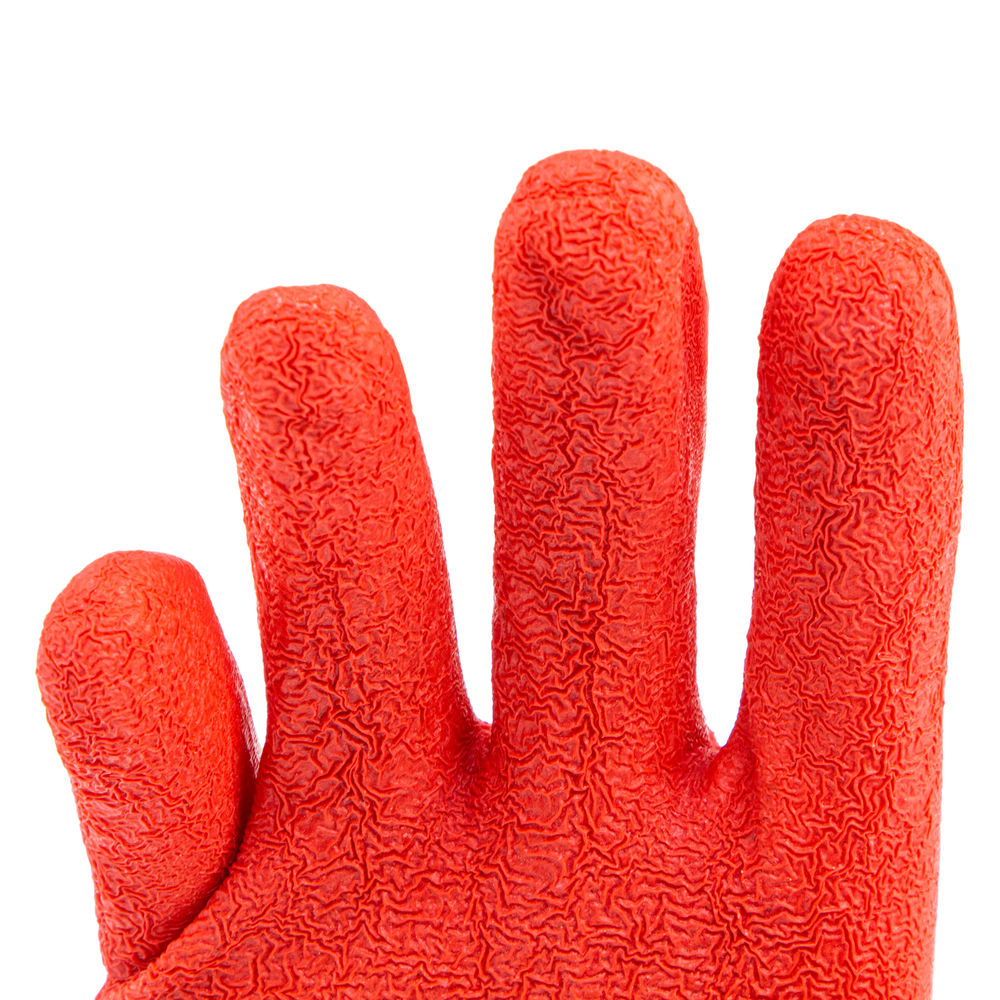 Перчатки трикотажные полиэфирные, латексное рельефное покрытие, Россия, Сибртех (67767)