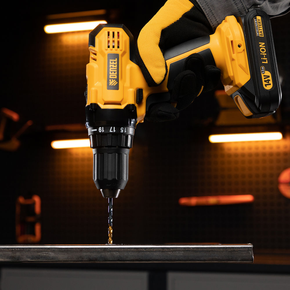 Сверло по металлу, 5,5 мм, HSS-Tin, Golden Tip, 10 шт. Denzel (717214)