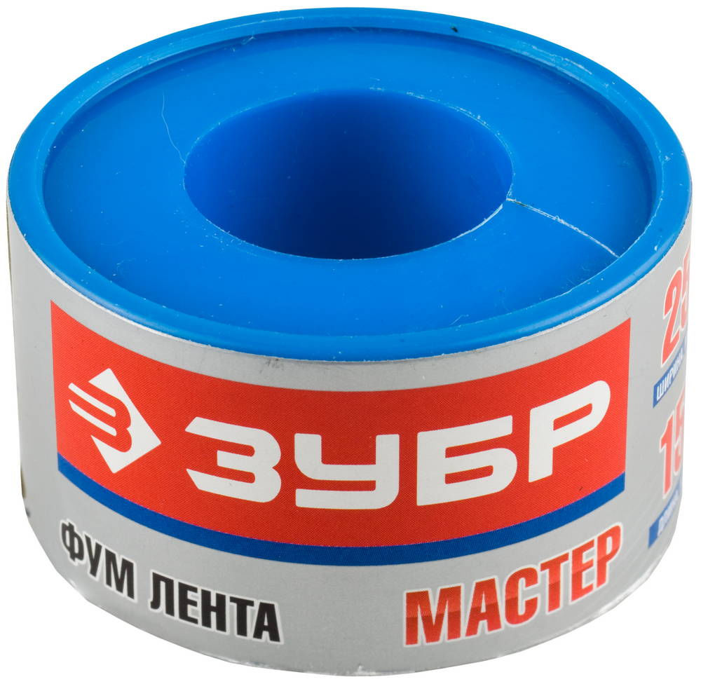 ФУМ лента 0.1 мм?25 мм?15 м 0.40 г/см? ЗУБР 12373-25-040
