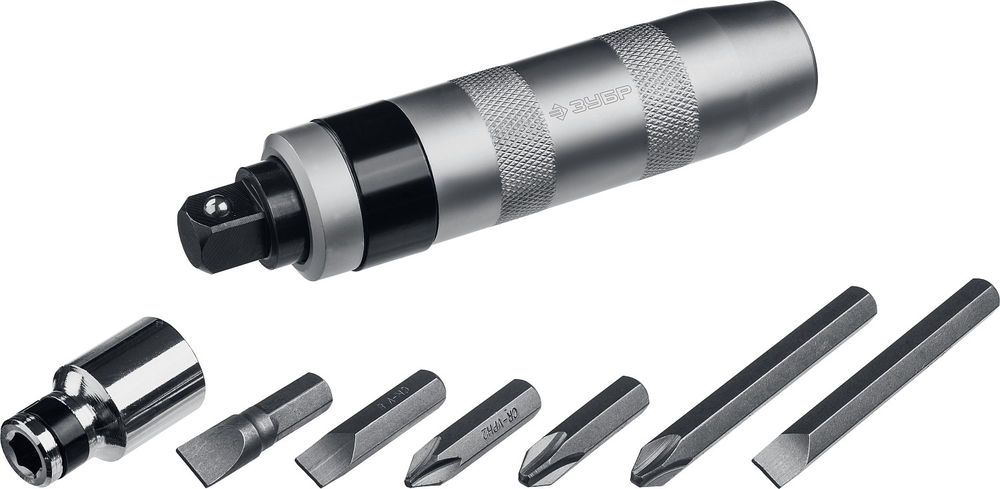 Отвертка ударно-поворотная 8 предм. Профессионал ЗУБР 2567