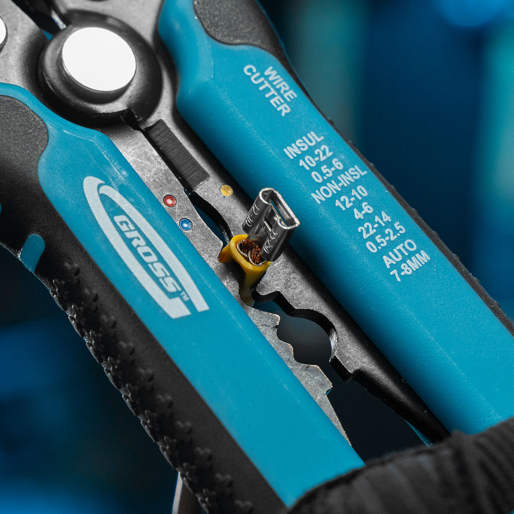 Щипцы для зачистки электропроводов, 0.05-8 кв.мм Gross