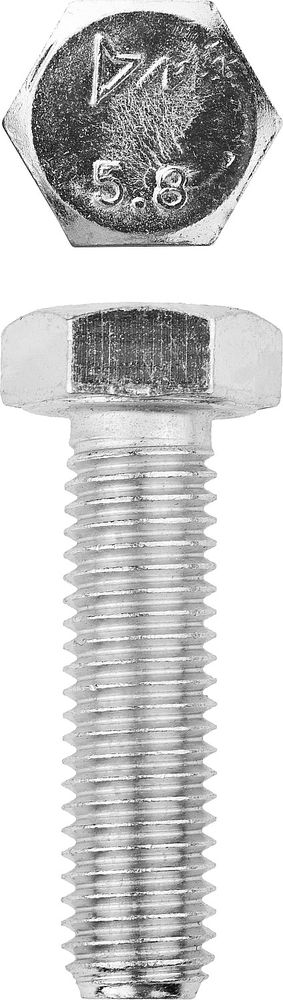 Болт M12 x 40 мм, кл. пр. 5.8, цинк, 5 кг, ГОСТ 7798-70 ЗУБР 303080-12-040