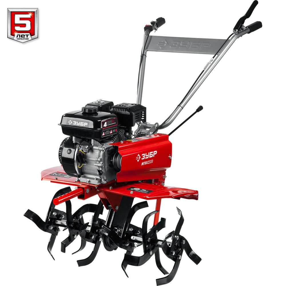 Мотоблок 7 л.с. с понижающей передачей ЗУБР МТБ-400