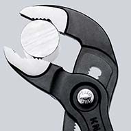 Клещи переставные 250 мм, зев 50 мм, хром, 2-комп ручки COBRA KN-8705250
