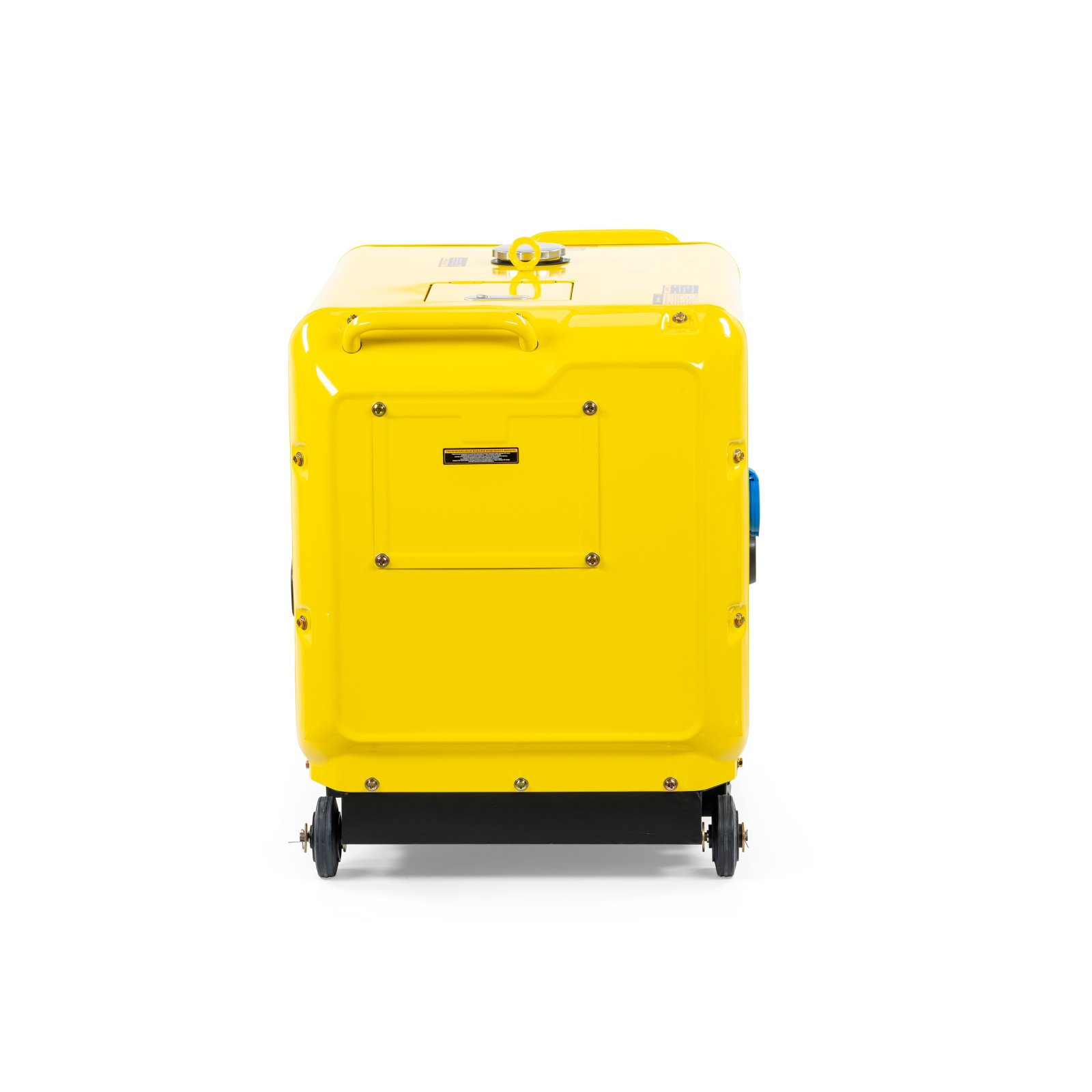 Генератор диз. CHAMPION DG6501ES+ATS (5/5,5кВт 8,9лс 16л 12V 160кг эл.стартер,колеса,счетчик,кожух) (DG6501ES)
