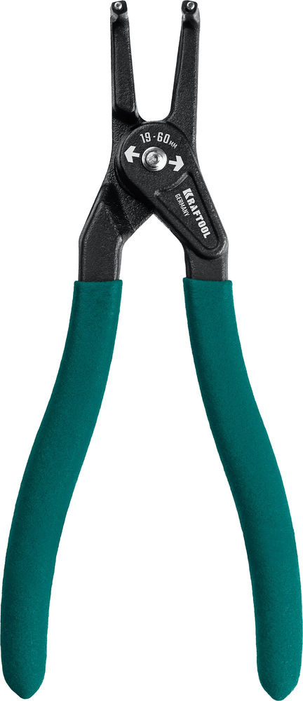 Съемник стопорных колец 180 мм, изогнутые губки, внешний KRAFTOOL 22812-4