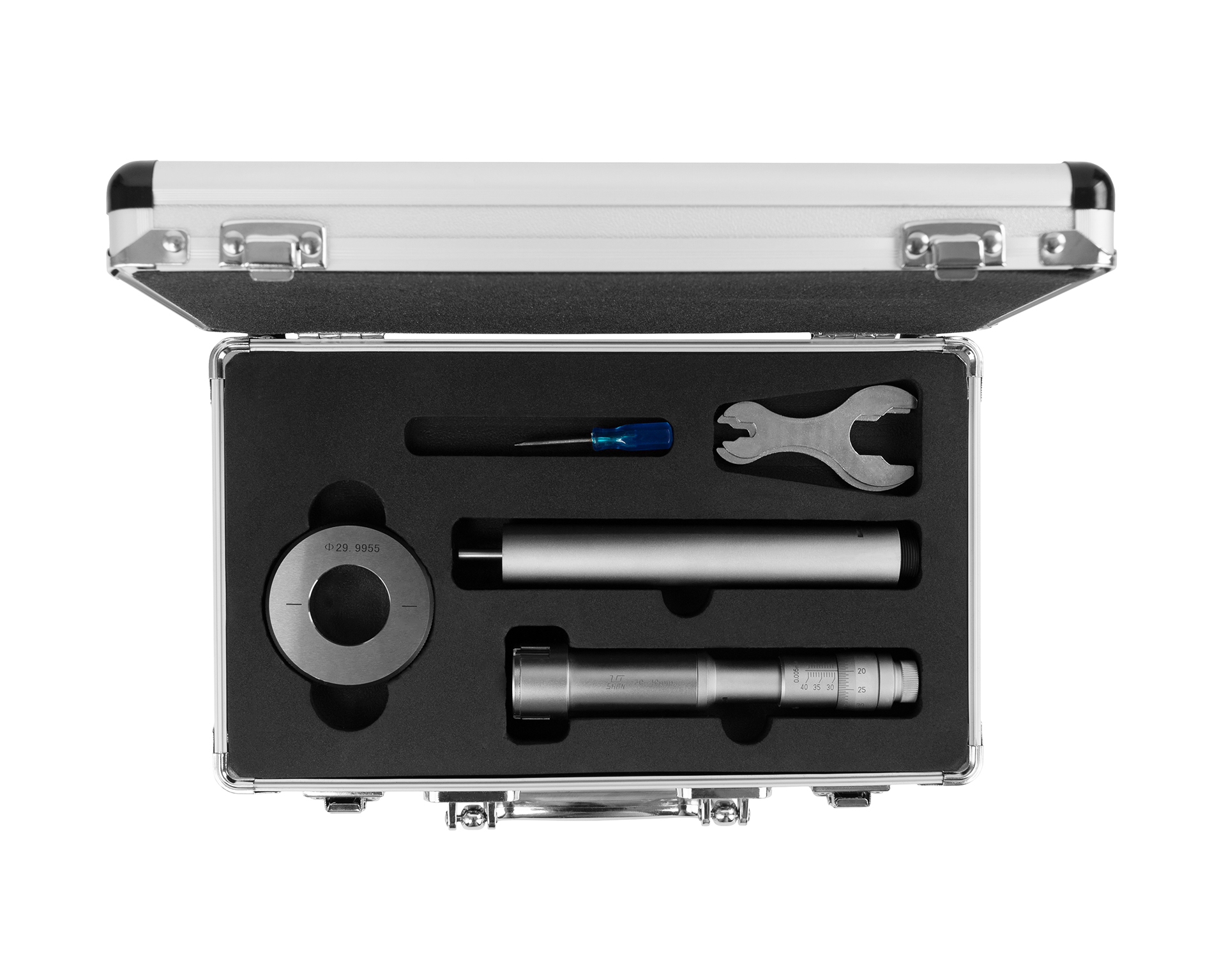 Нутромер микрометрический 3-точечный 30-40 0,005 у/к SHAN