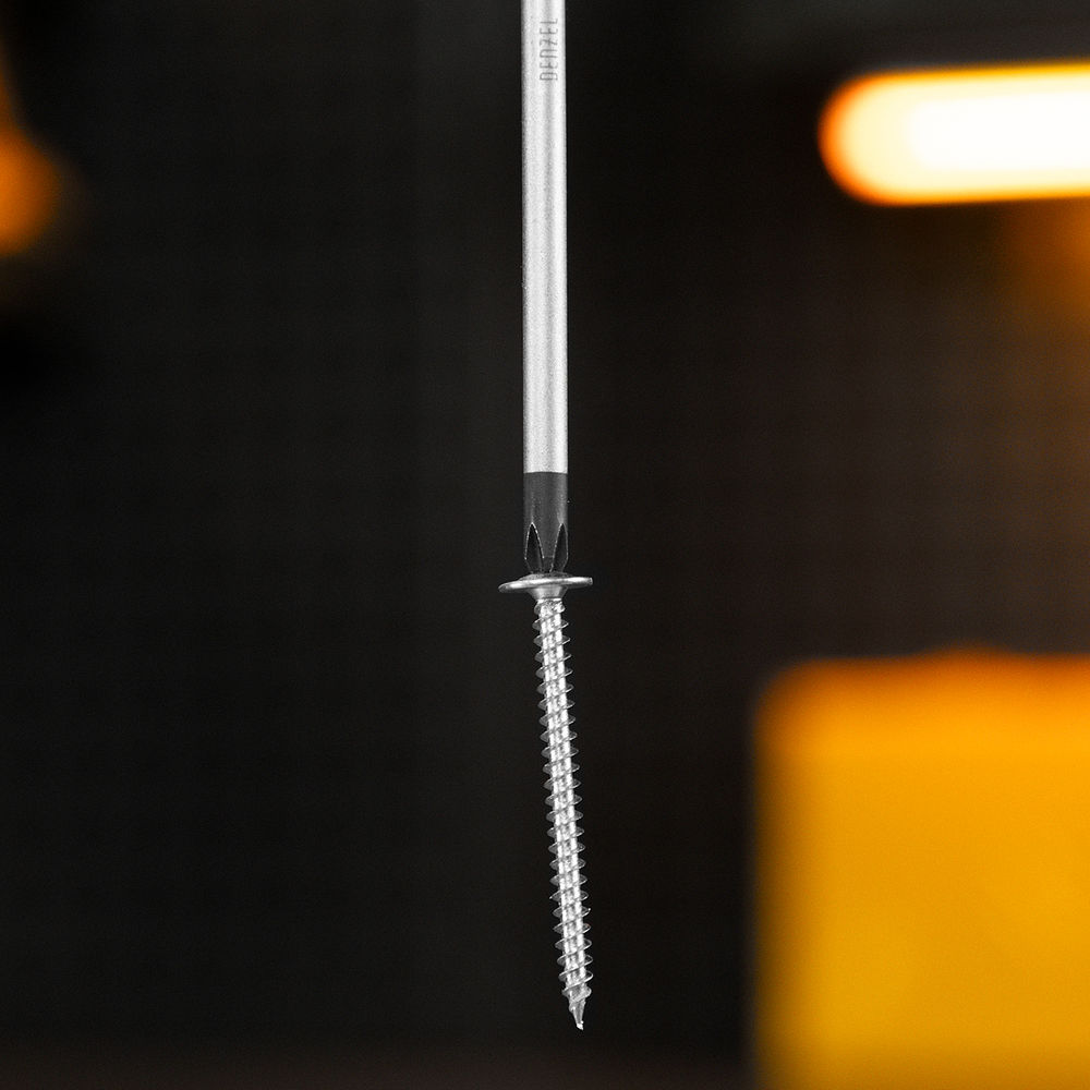 Отвертка, PH1х150 мм, S2, 3к рукоятка Denzel (121767)