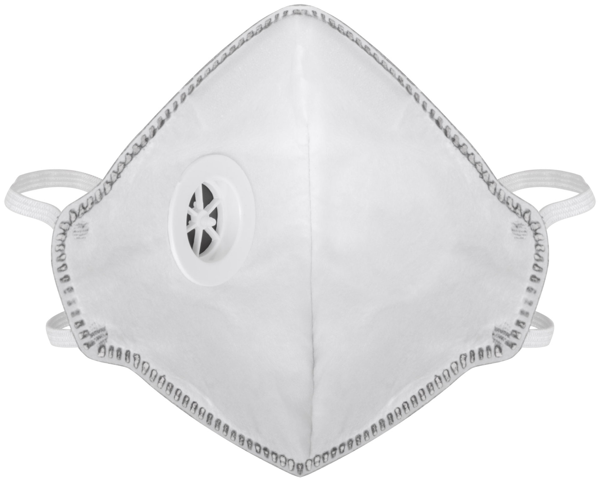 Полумаска фильтрующая, FFP1, складная, 5-ти слойная, угольный фильтр, с клапаном (12302)