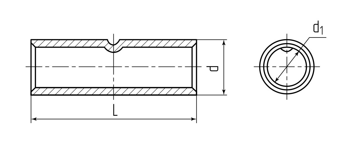 Гильза кабельная ГМЛ(DIN)-25 (КВТ) (65255)