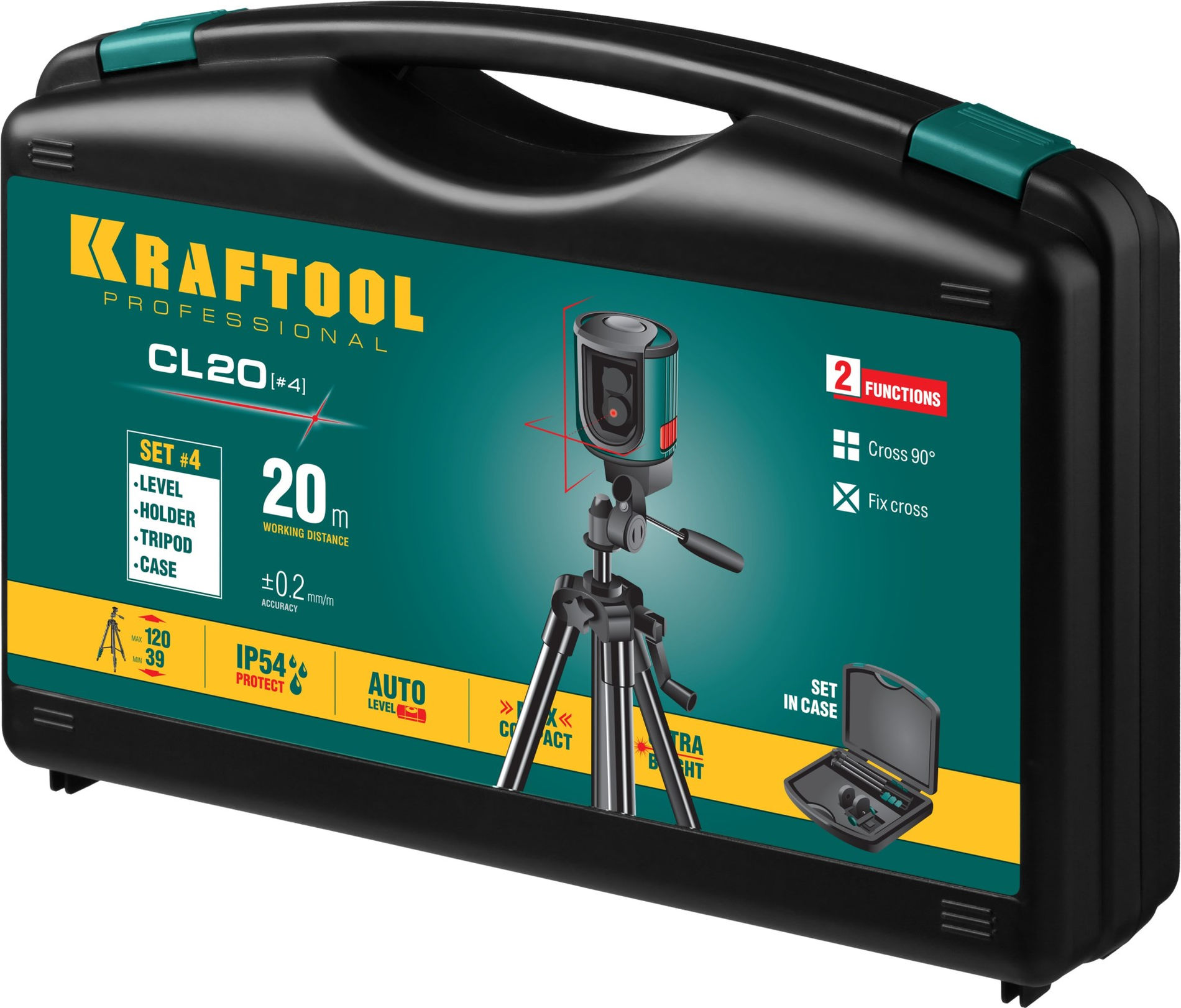 KRAFTOOL CL 20 #4, лазерный нивелир (34700-4_z01)