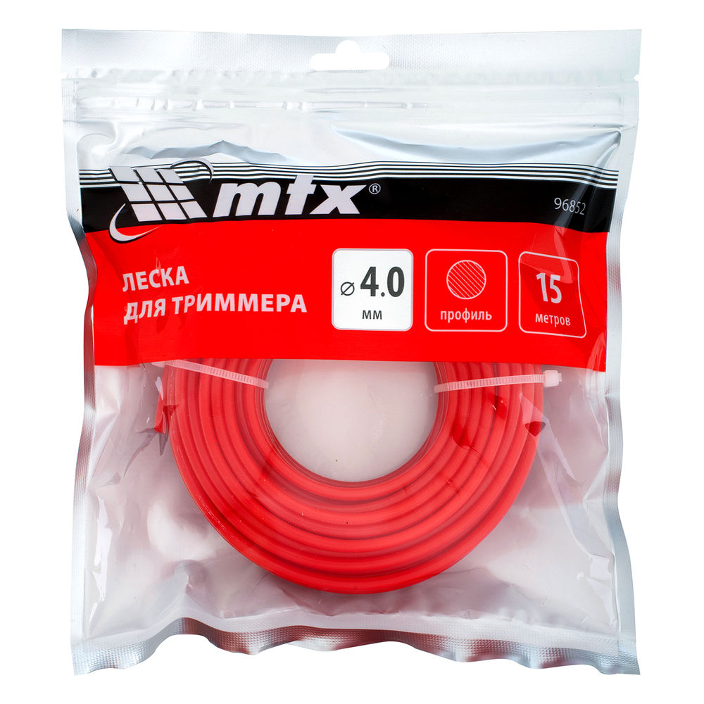 Леска для триммера круглая 4,0 мм х 15 м MTX (96852)