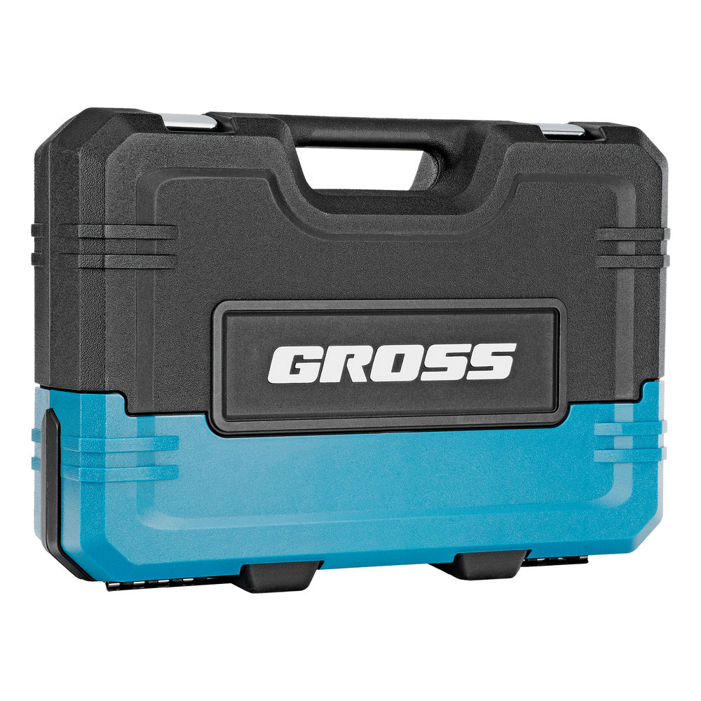 Набор инструментов, 1/4, 1/2, CrV, 120 зубьев, 76 предметов Gross