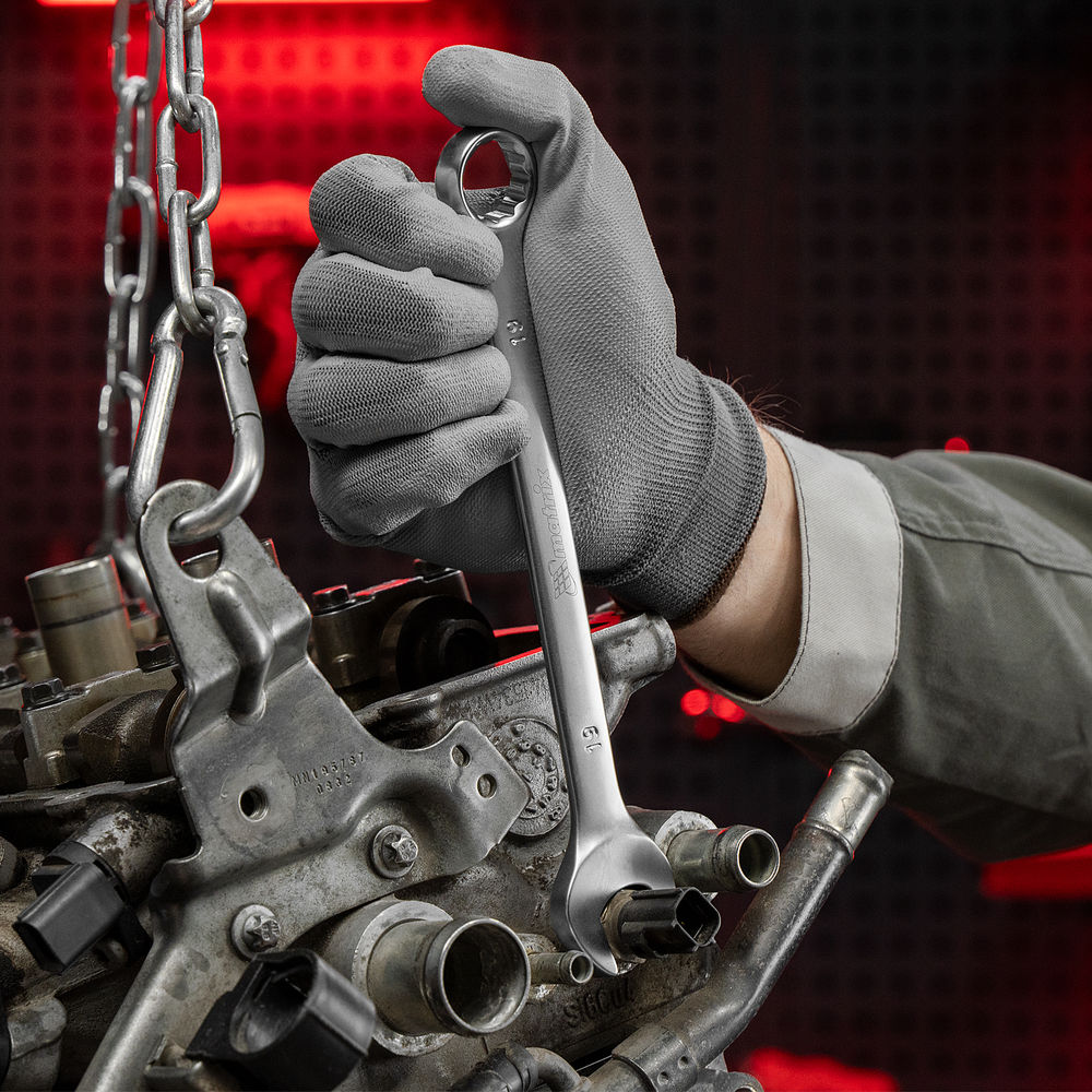 Набор ключей комбинированных, 6-32 мм, 25 шт, CrV, матовый хром Matrix