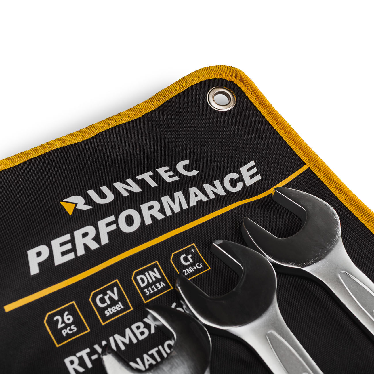 RUNTEC RT-WMBX26 Набор ключей комбинированных RUNTEC CrV 6-32 мм в сумке, 26 предметов (RT-WMBX26)