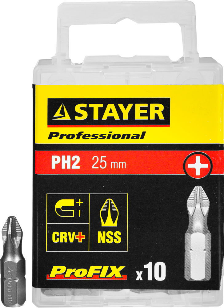 Адаптер магнитный для бит STAYER 60 мм 10 шт 2670-60-10  
