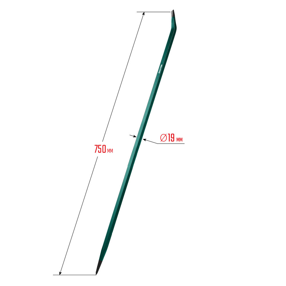 Лом монтажный 750 мм, 19 мм KRAFTOOL 21807-75
