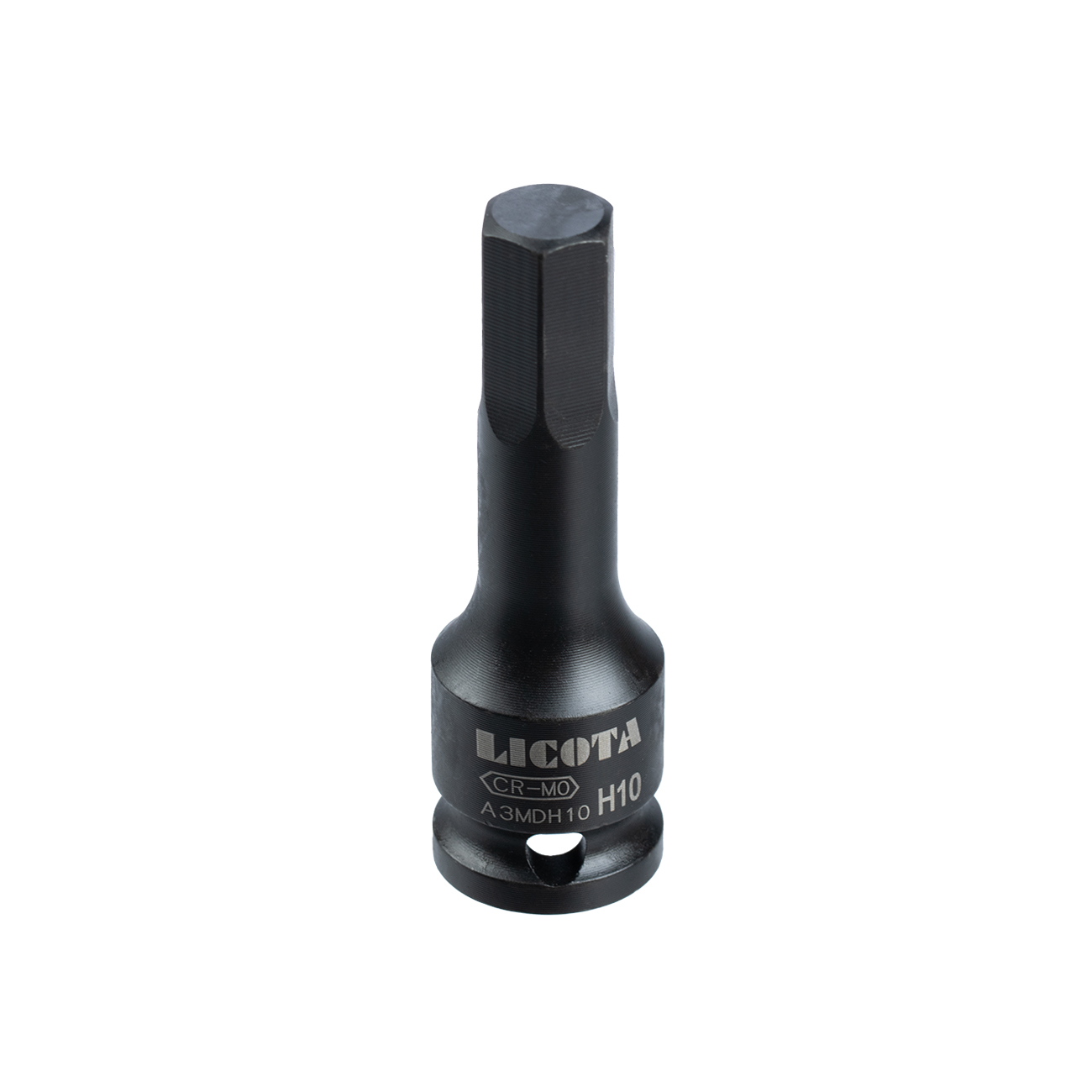 Головка шестигранная ударная 60 мм HEX H10 3/8 Licota A3MDH10