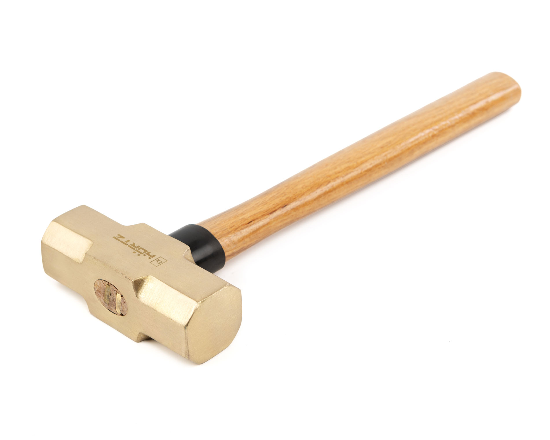 Кувалда тупоносая 2 кг AlCu рукоятка дерево искробезопасная, HORTZ