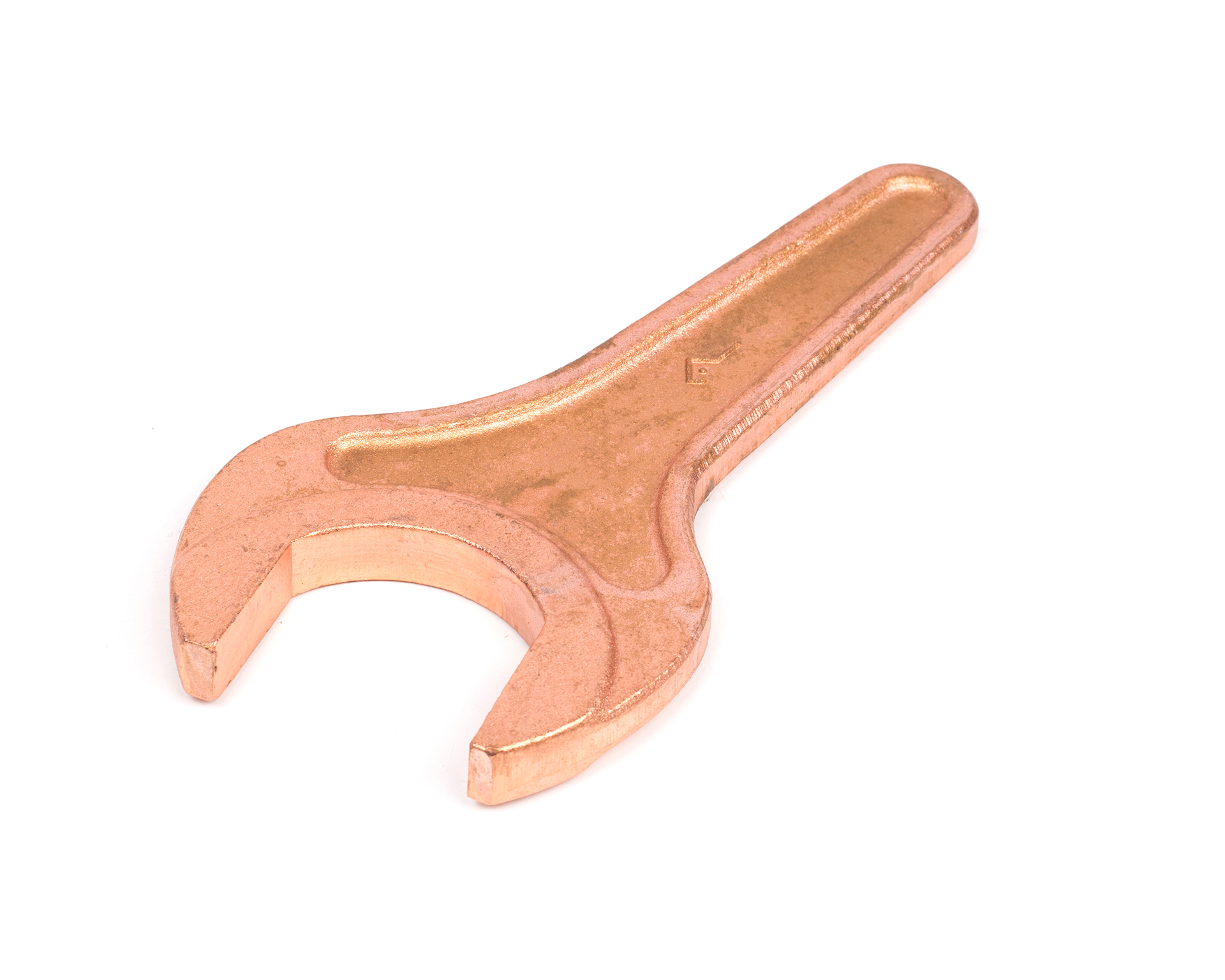 Ключ гаечный рожковый односторонний 80 мм омеднение