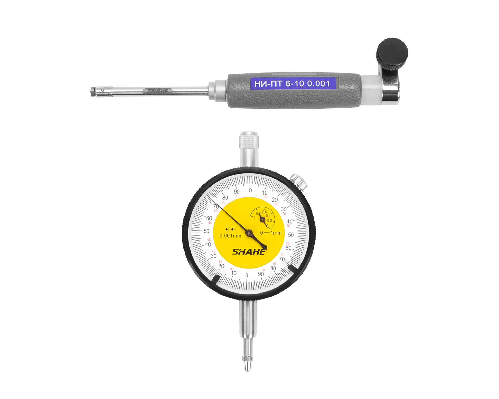 Нутромер индикаторный НИ повышенной точности 6-10 0,001 SHAHE