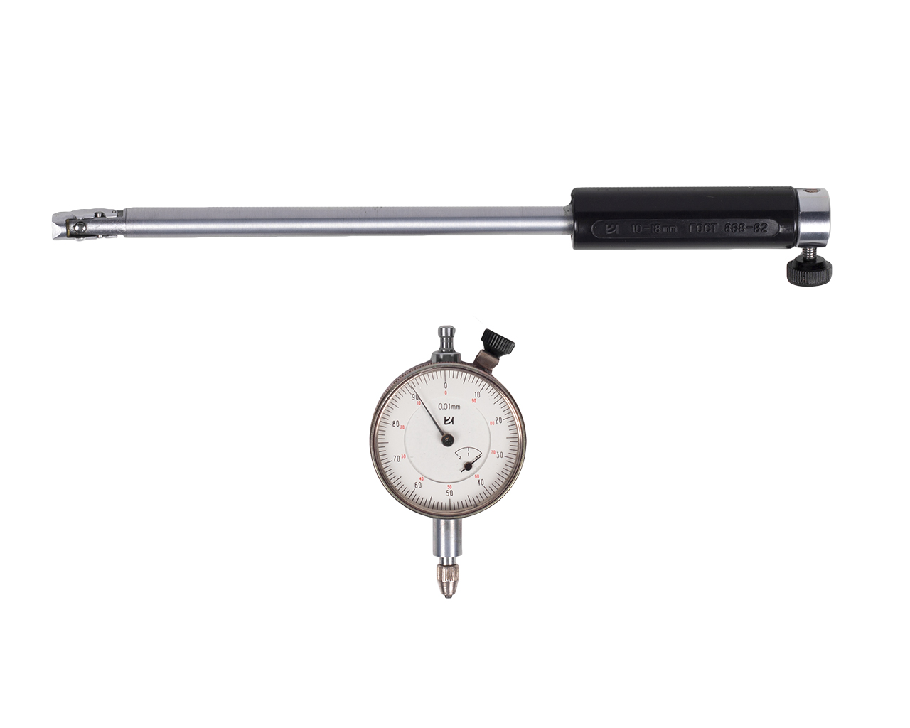 Нутромер индикаторный НИ 10-18 0.01 КировИнструмент кл.1