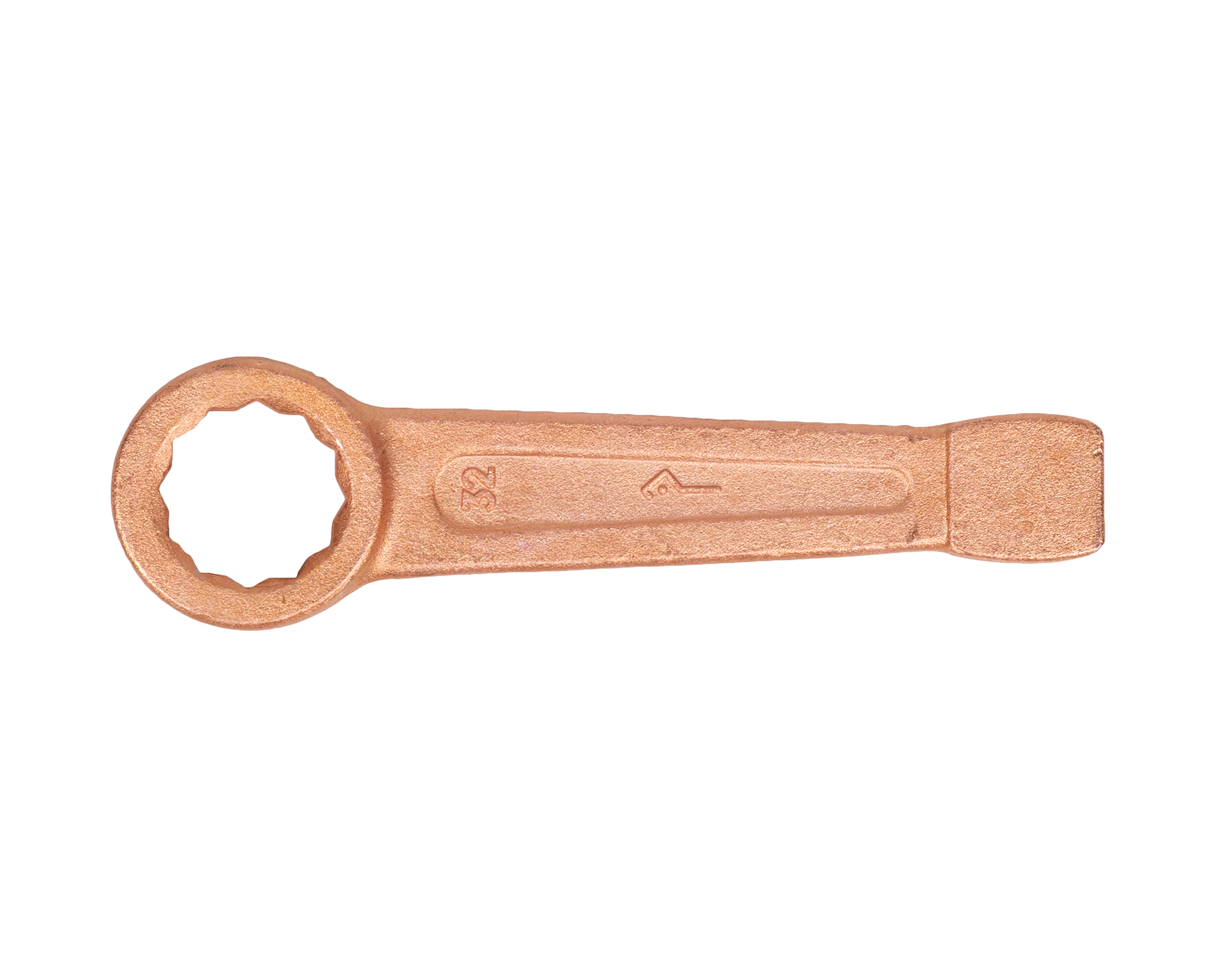 Ключ накидной односторонний ударный 32 мм омеднение SITOMO