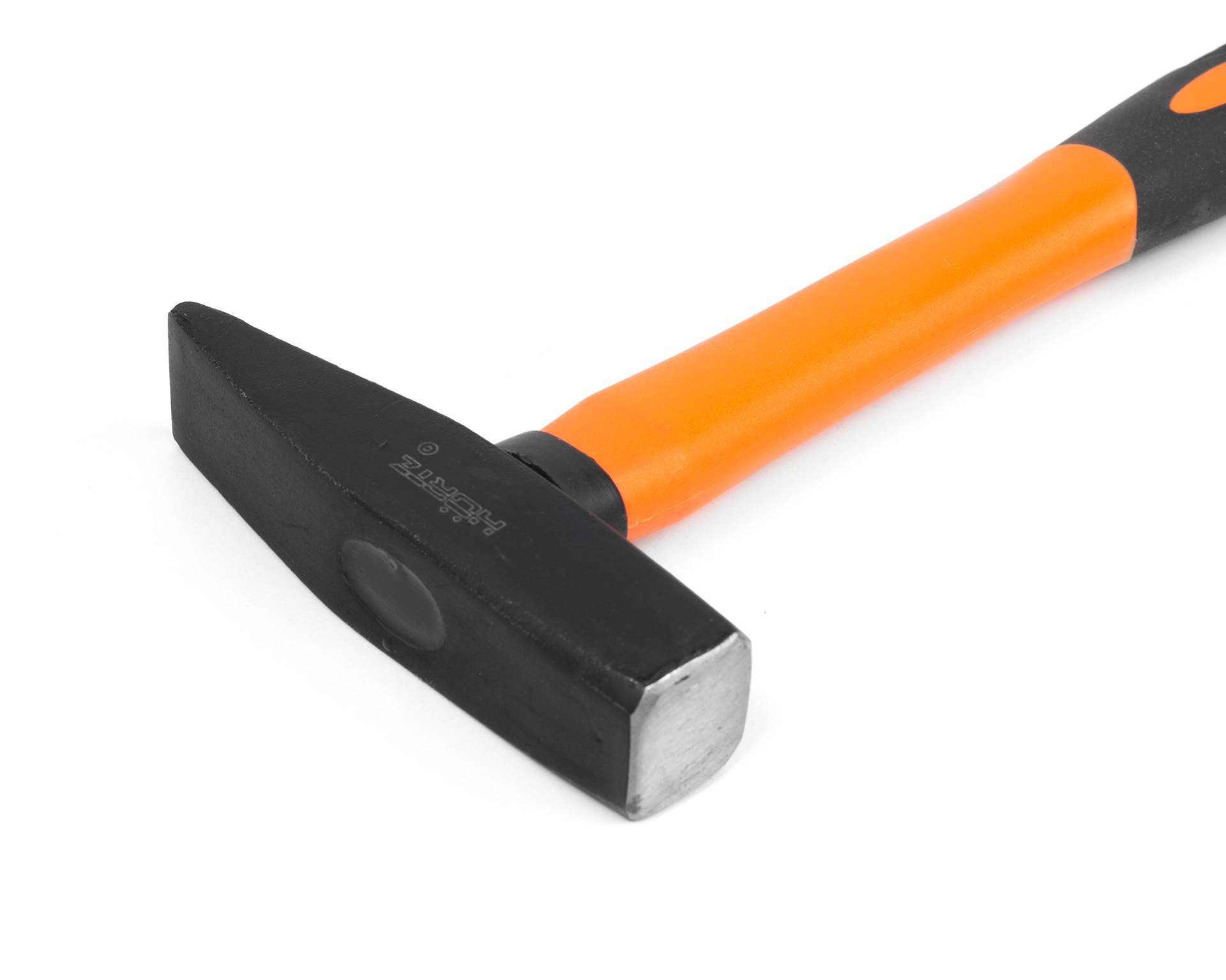 Молоток слесарный 0.4 (кг) квадратный боек с фиберглассовой обрезиненной рукояткой HORTZ