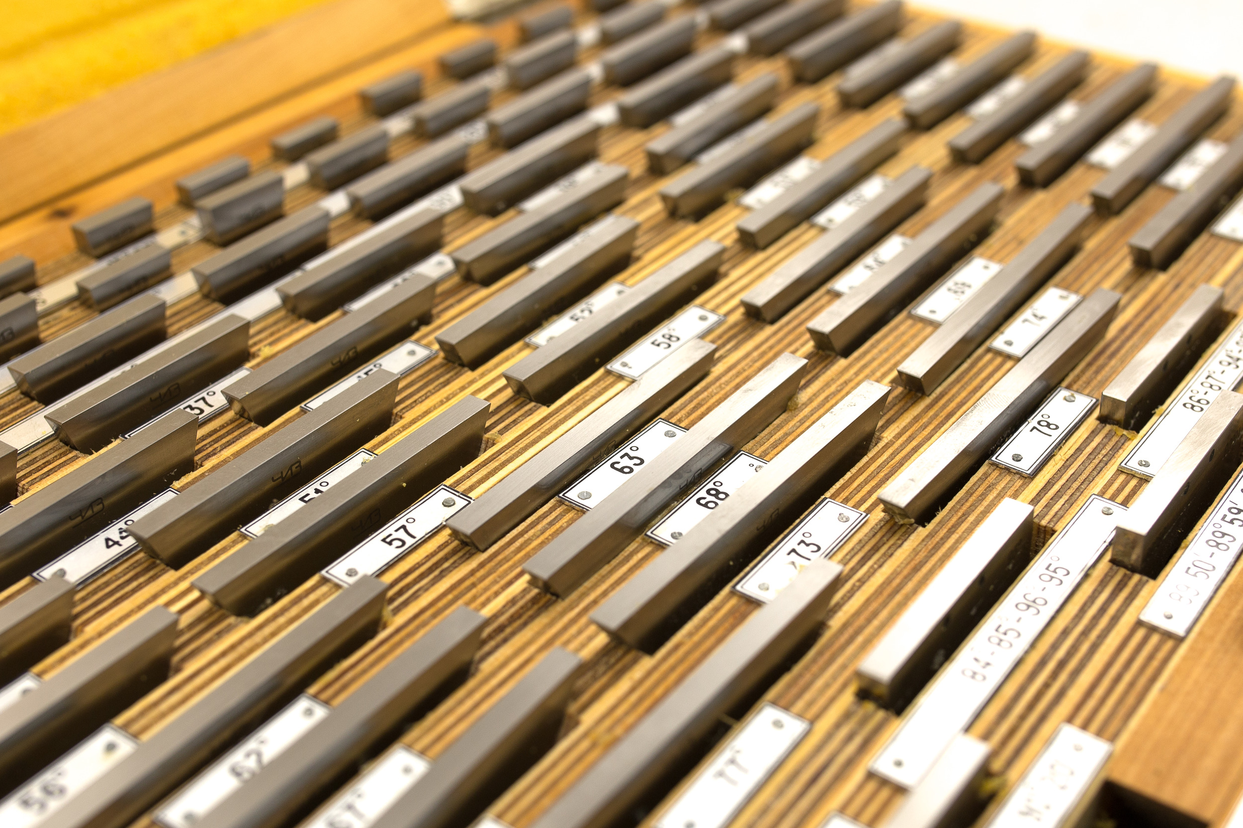 Набор мер плоского угла призматических N1-1 (93шт) ЧИЗ