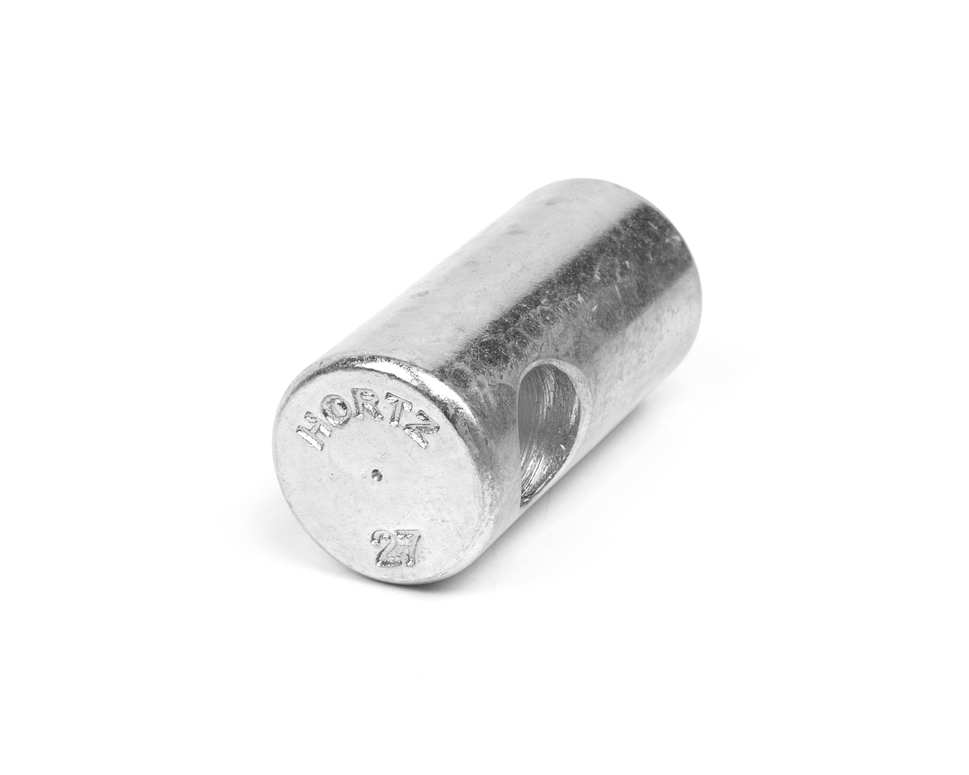 Головка торцевая высокая 27 мм (под вороток) хром шестигранная HORTZ