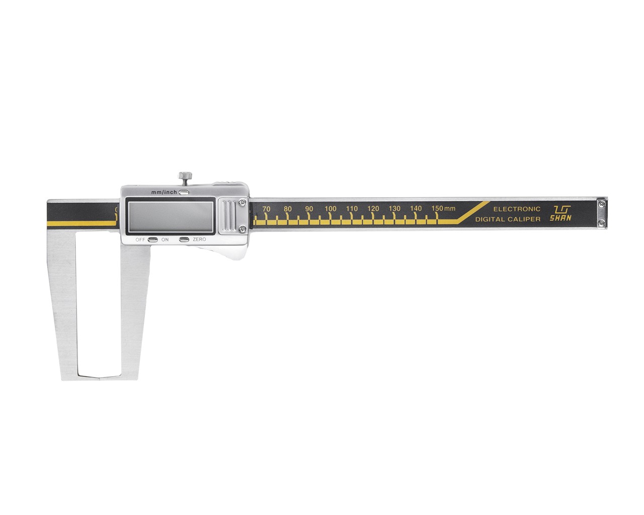 Штангенциркуль для наружных канавок ШЦЦСК-5-150 0,01 цифровой губ.70мм SHAN