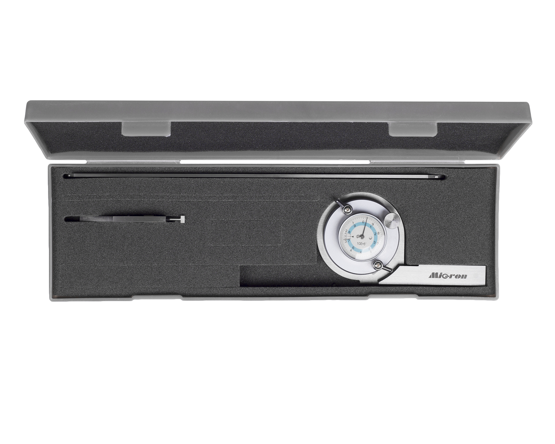 Угломер индикаторный 0-360° 5' (300мм) с калибровкой Микрон