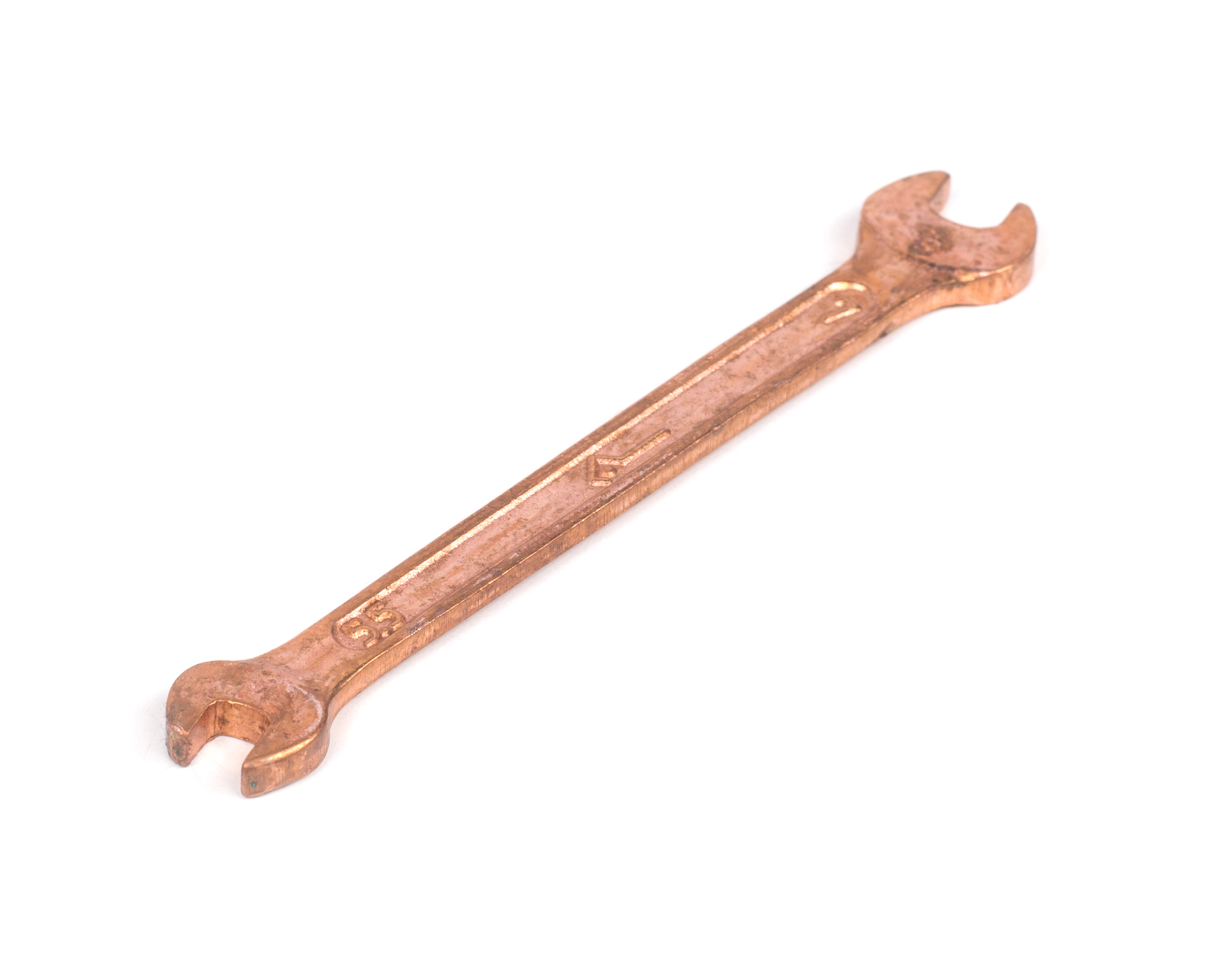 Ключ гаечный рожковый двусторонний 5.5х7 мм омеднение (7811-0002)