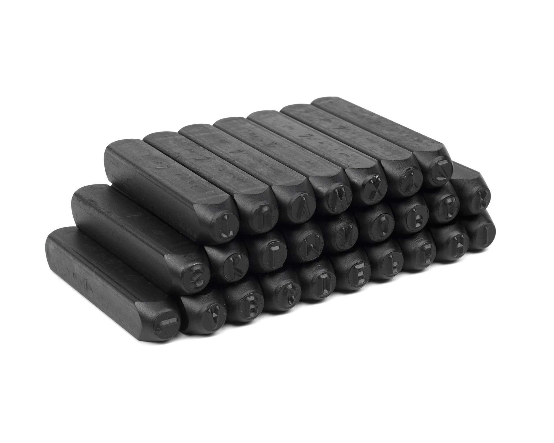 Клейма Буквенные №12 сталь (латинский шрифт) (27шт) от А до Z & CNIC (OT105)