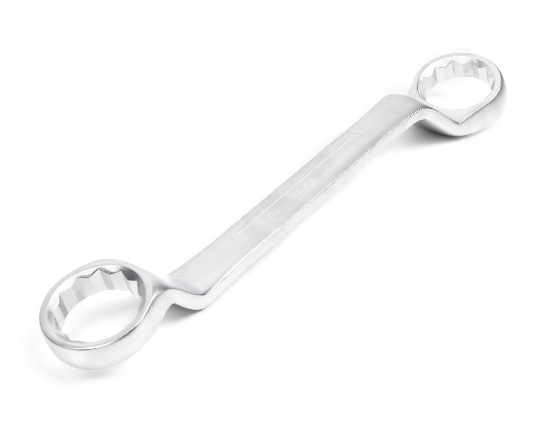 Ключ накидной двусторонний 55х60 хром. HORTZ