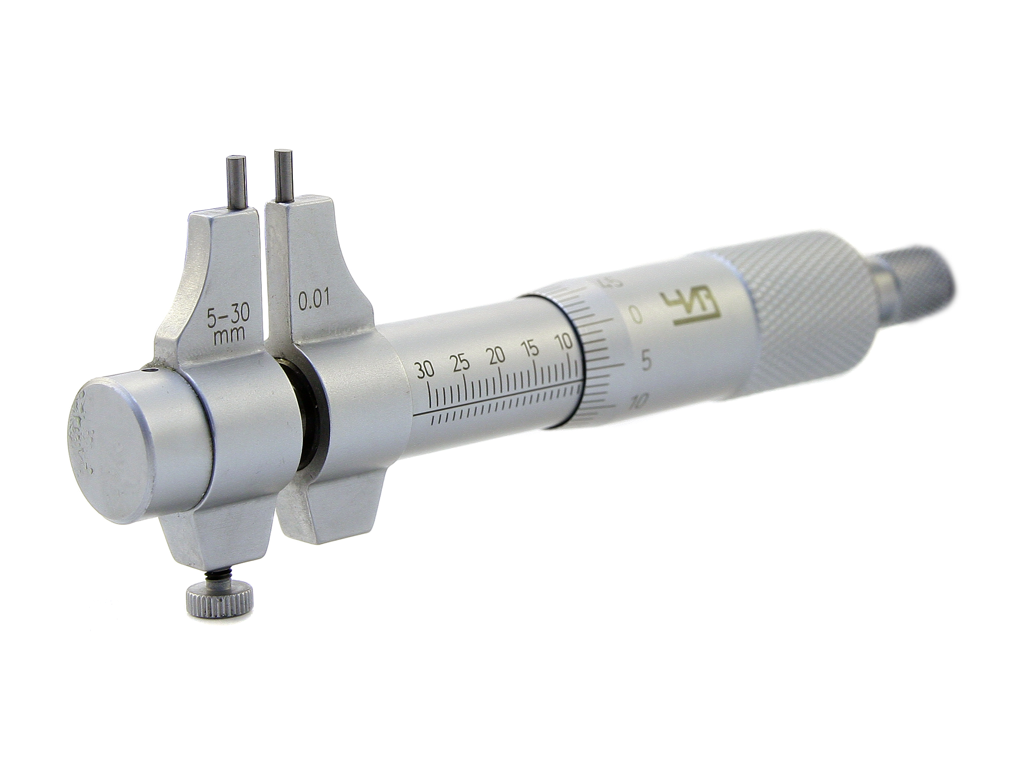 Нутромер микрометрический с боковыми губками 5-30 0.01 ЧИЗ с калибровкой