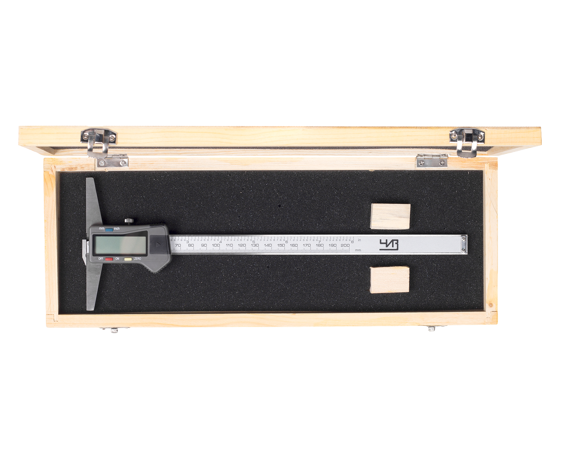 Штангенглубиномер ШГЦ- 300 0.01 электронный с толщиномером ЧИЗ