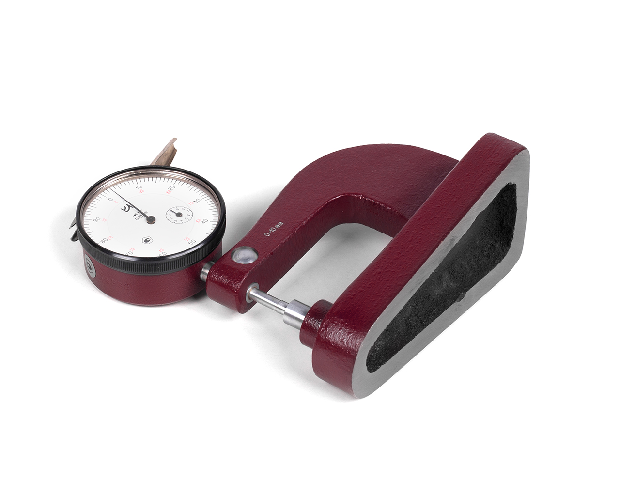 Толщиномер индикаторный ТН 10- 60 0,01 (16мм) настольный с поверкой КировИнструмент