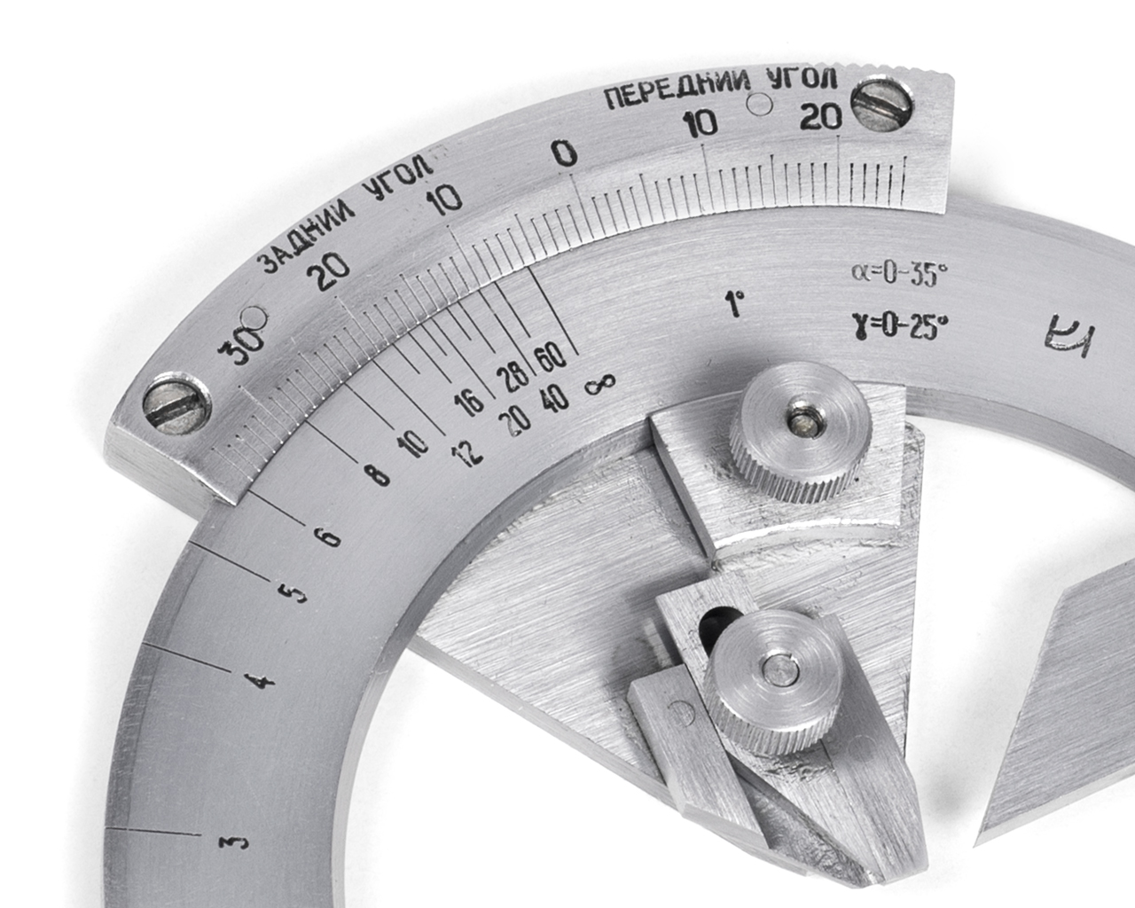 Угломер нониусный 0- 25°/0-35° (1°) 2УРИ