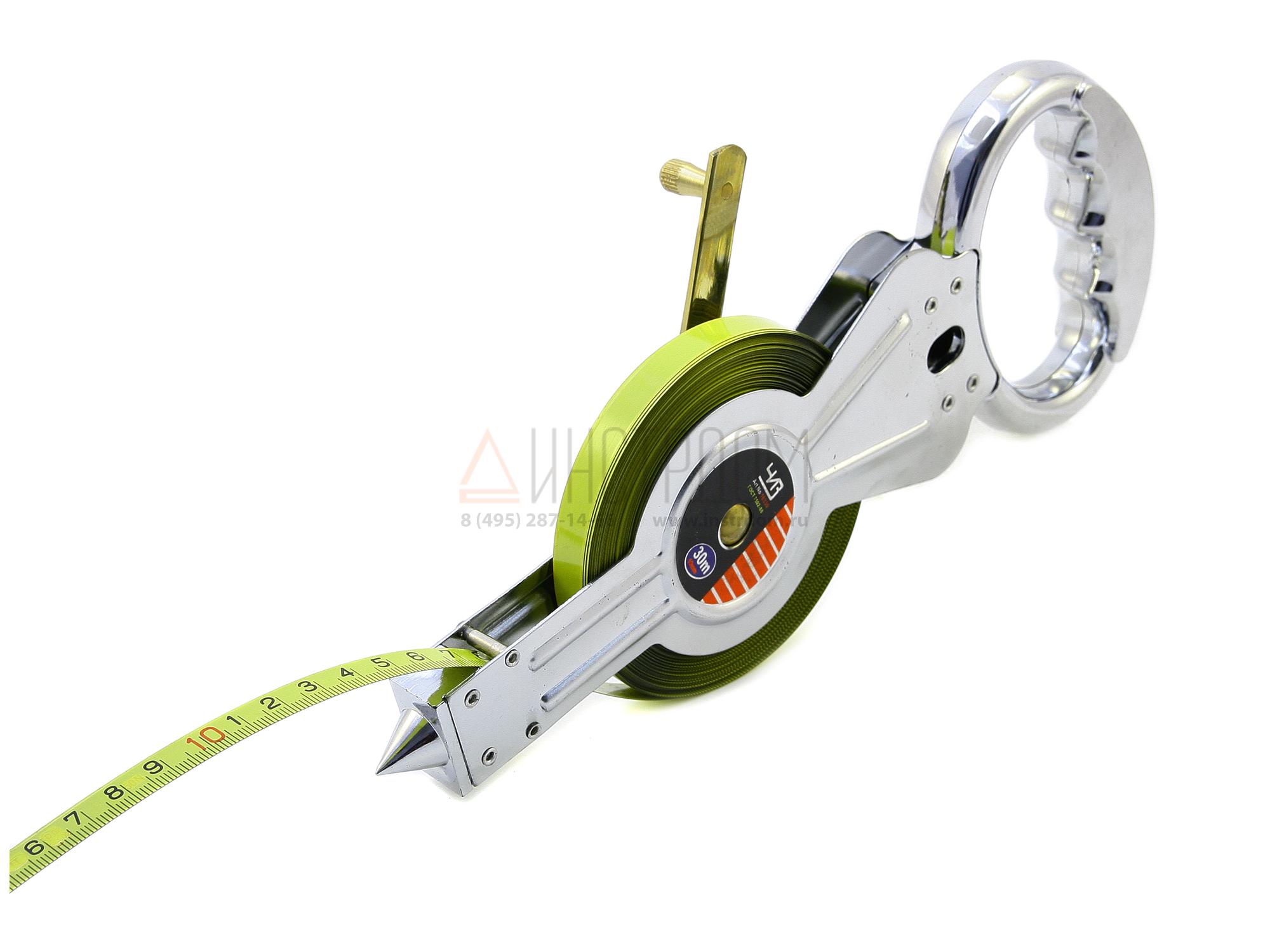 Рулетка 30м ширина 10мм ЧИЗ