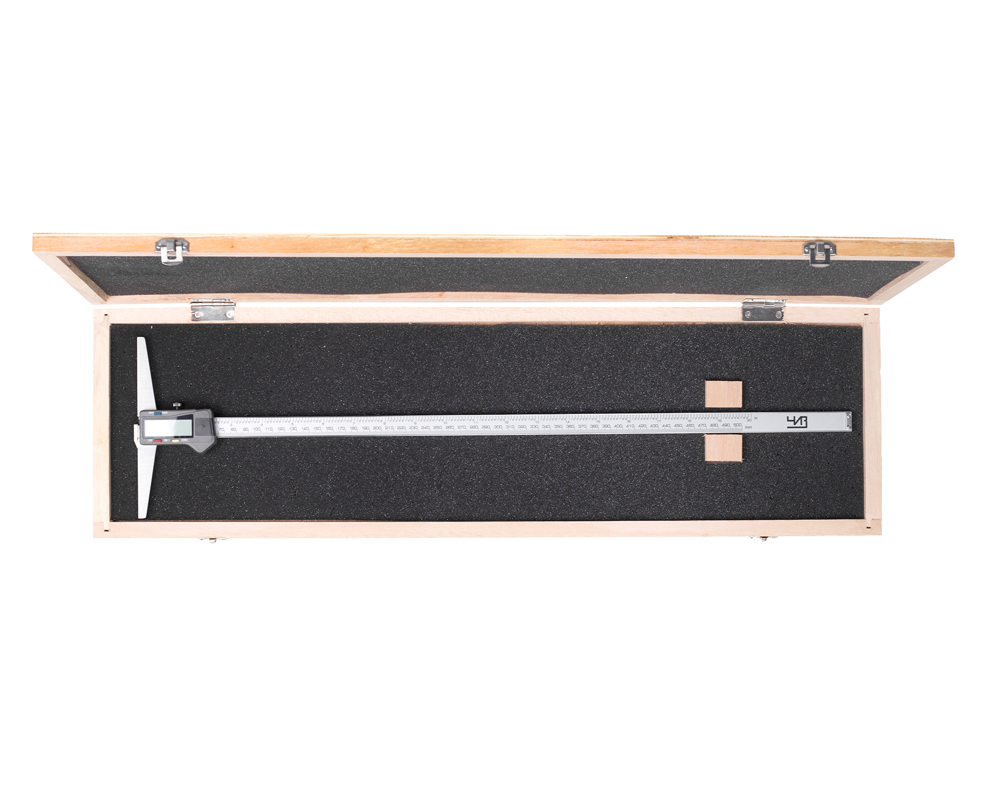 Штангенглубиномер ШГЦ- 500 0.01 электронный с толщиномером ЧИЗ