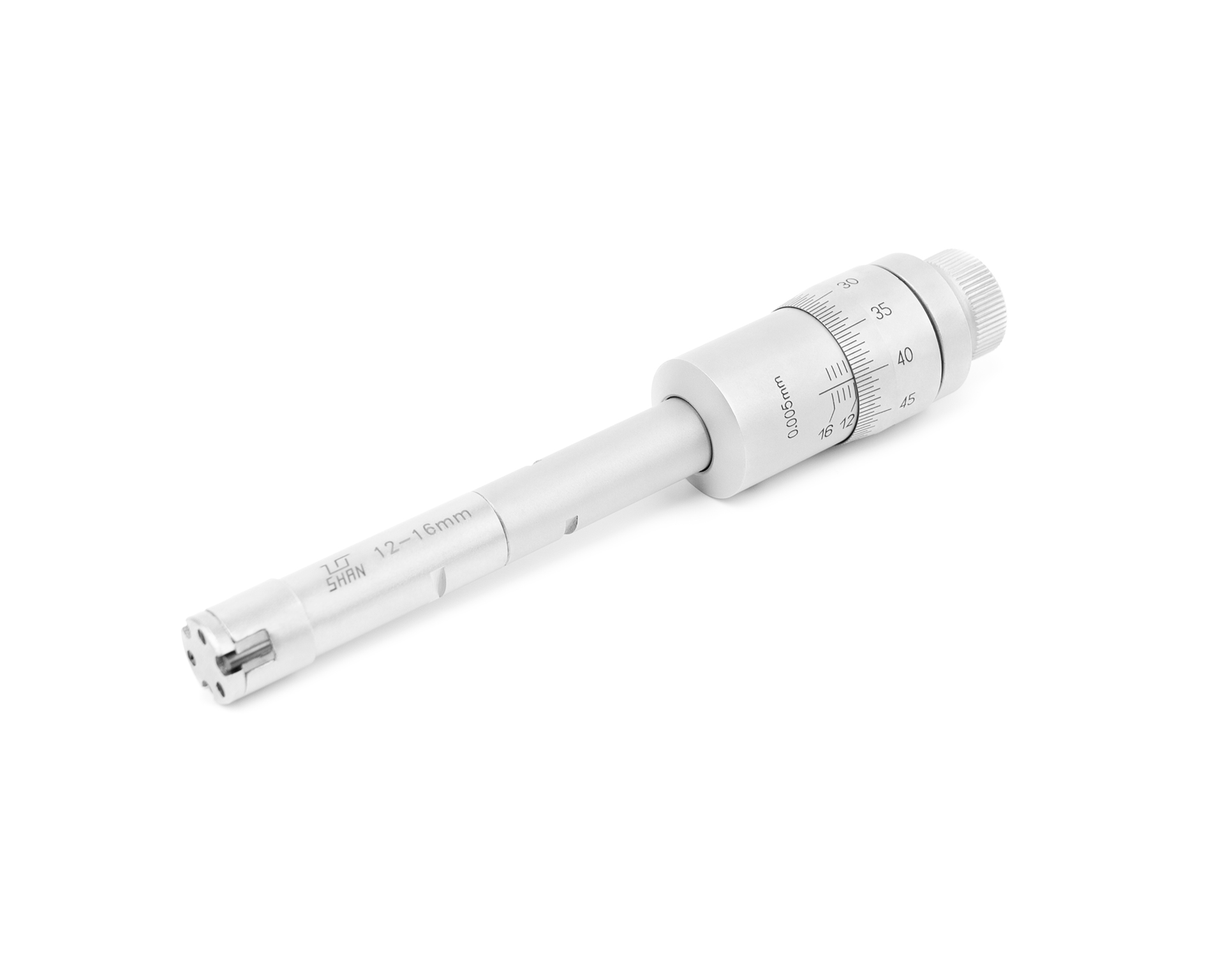 Нутромер микрометрический 3-точечный 12-16 0,005 у/к SHAN