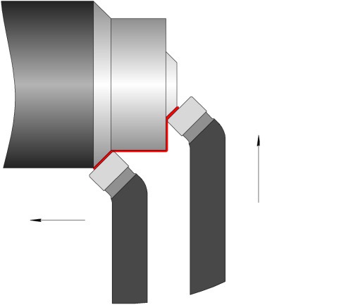 Резец проходной отогнутый 20х20х125 Т15К6 лев.